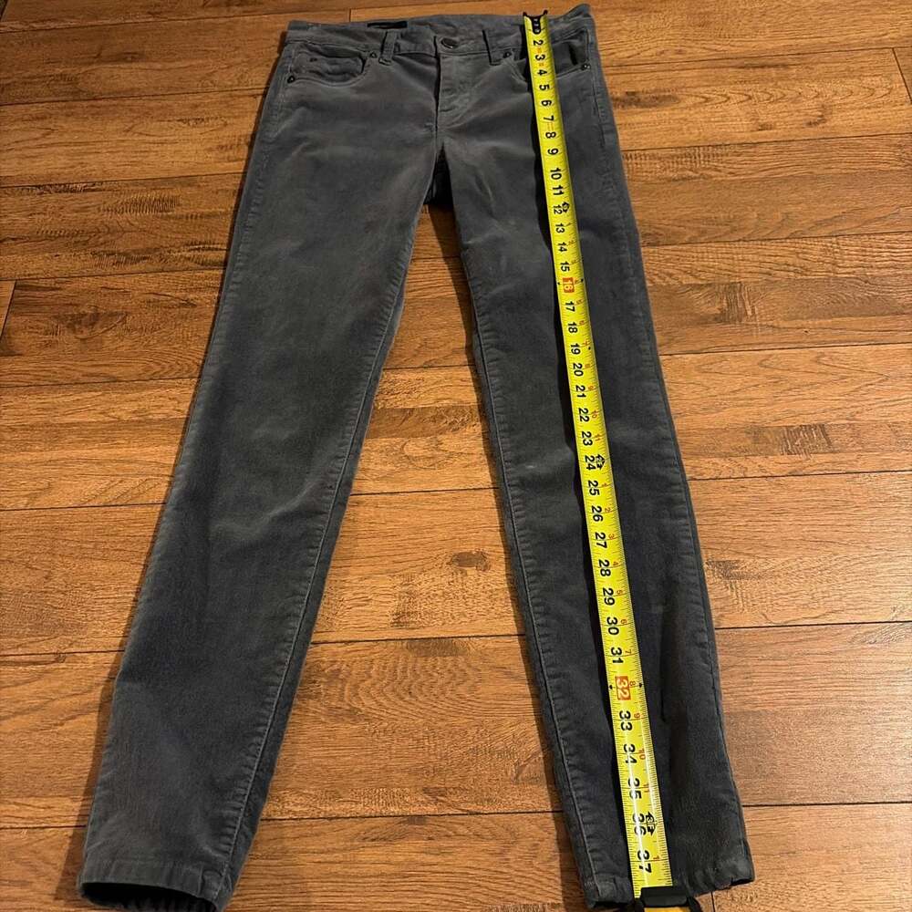 KUT from the Kloth Diana Skinny Corduroy Pants Gray Size 4 - Picture 7 of 9